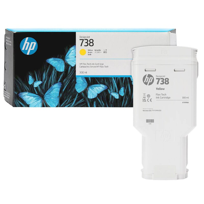 HP 738 Giallo 300 ml