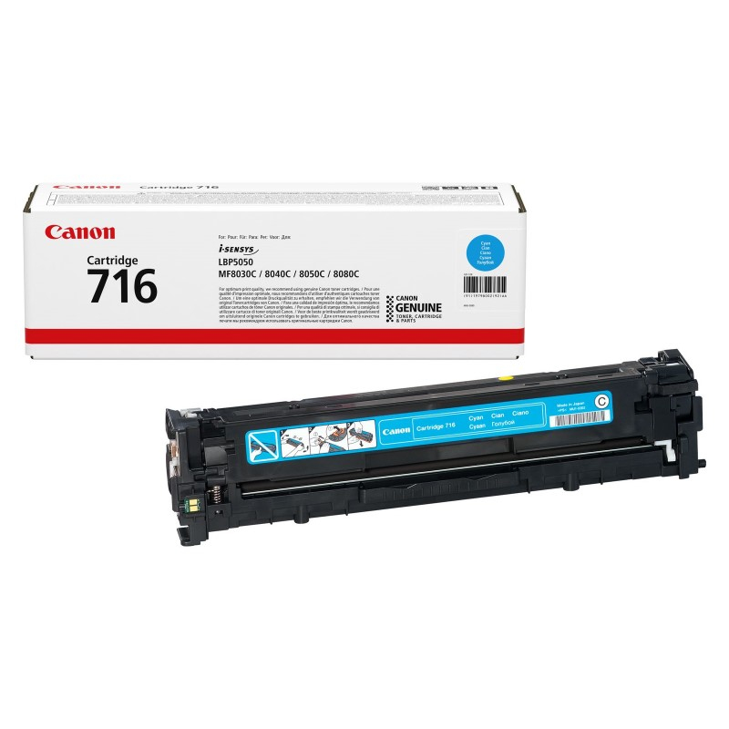 Cartuccia toner ciano Canon 716C