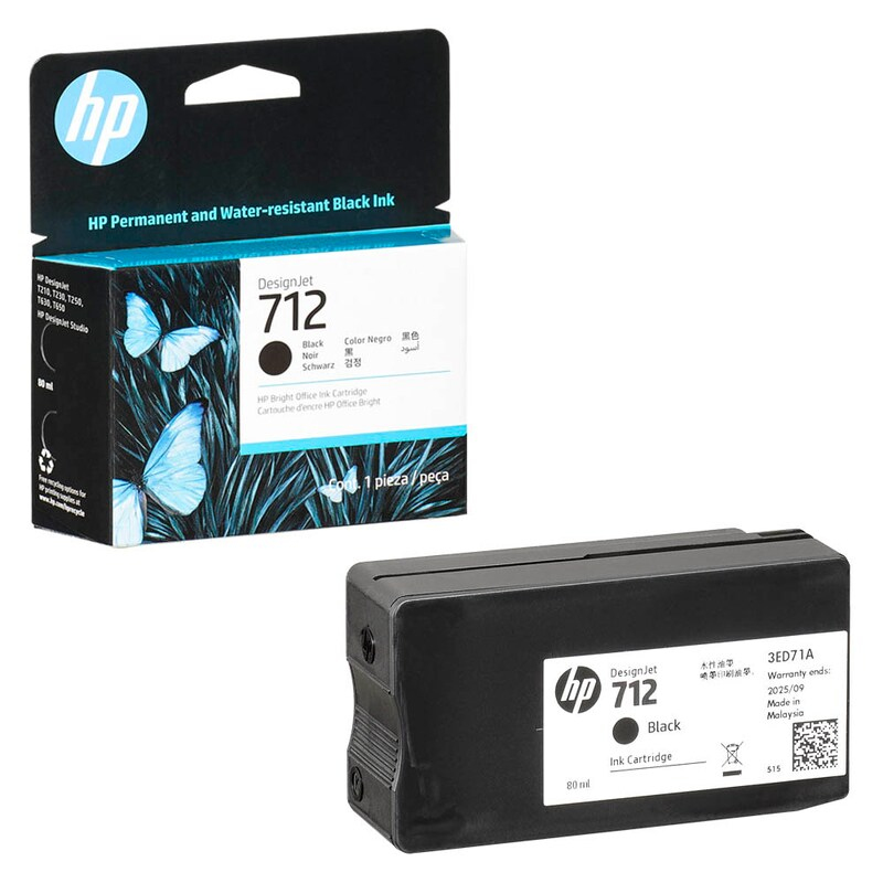 HP 712 Nero 80 ml