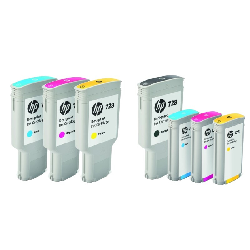 Cartuccia d inchiostro HP 728, 300 ml, nero opaco