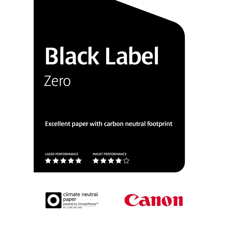 Carta Canon Black Label Zero 80g. A3 500 fogli
