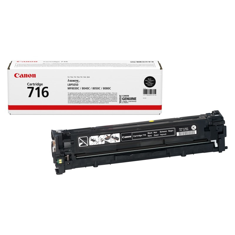 Cartuccia toner nero Canon 716BK